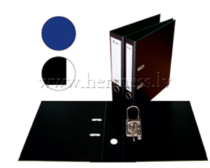 Mape reistrs A4, 75mm, neapkalts, PP+PP, Zils, X FILE